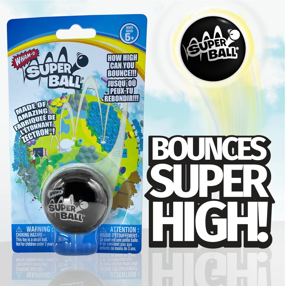 Wham-O The Original Superball With Zectron (2 Pack Bundle)