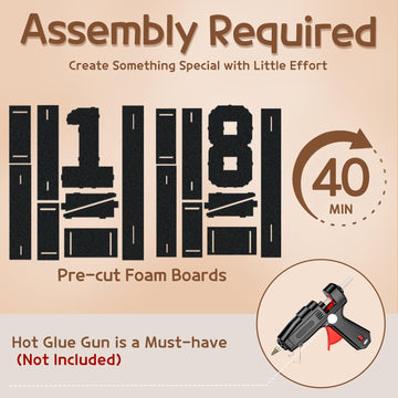 Marquee Numbers Black 18Th-Birthday Decorations: Large 3Ft Light Up Number 18 Birthday Decoration For Boy Girl 18 Year Old Teen