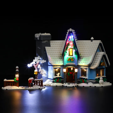 Briksmax Led Lighting Kit For Creator Santa'S Visit - Compatible With Lego 10293 Building Blocks Model- Not Include The Lego Set