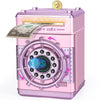 Refasy Piggy Banks for Girls, Electronic Money Bank Password Money Safe Cash Coin Piggy Bank, Fingerprint Simulation Bank Toys f