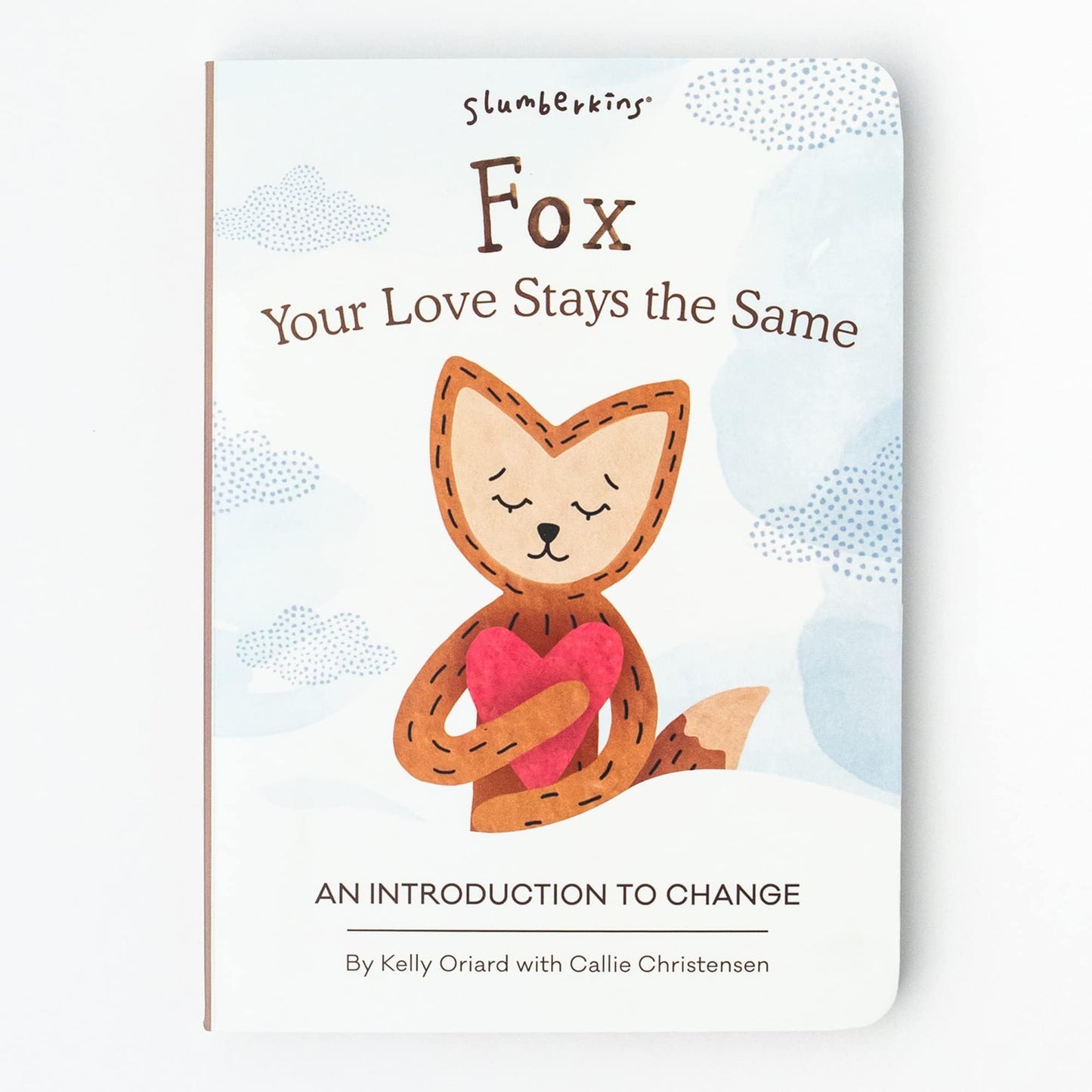 Slumberkins 14' Fox Kin & 2 Board Books Complete Set Bundle | Supports Changes, Coping Skills & Transitions | Social Emotional Development | Soft Plush Animal Gift Set (Fox Kin Plush + 2 Board Books)