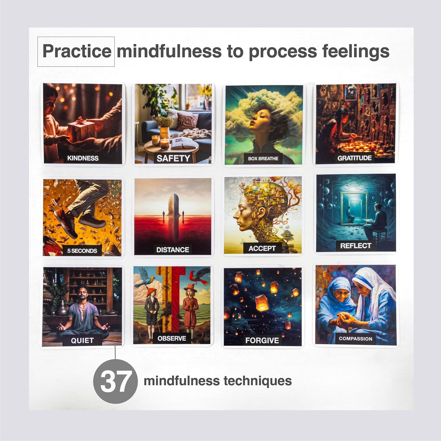 156 Emotion Cards Card Deck - Master Your Emotional Intelligence, Enhance Resilience And Thrive