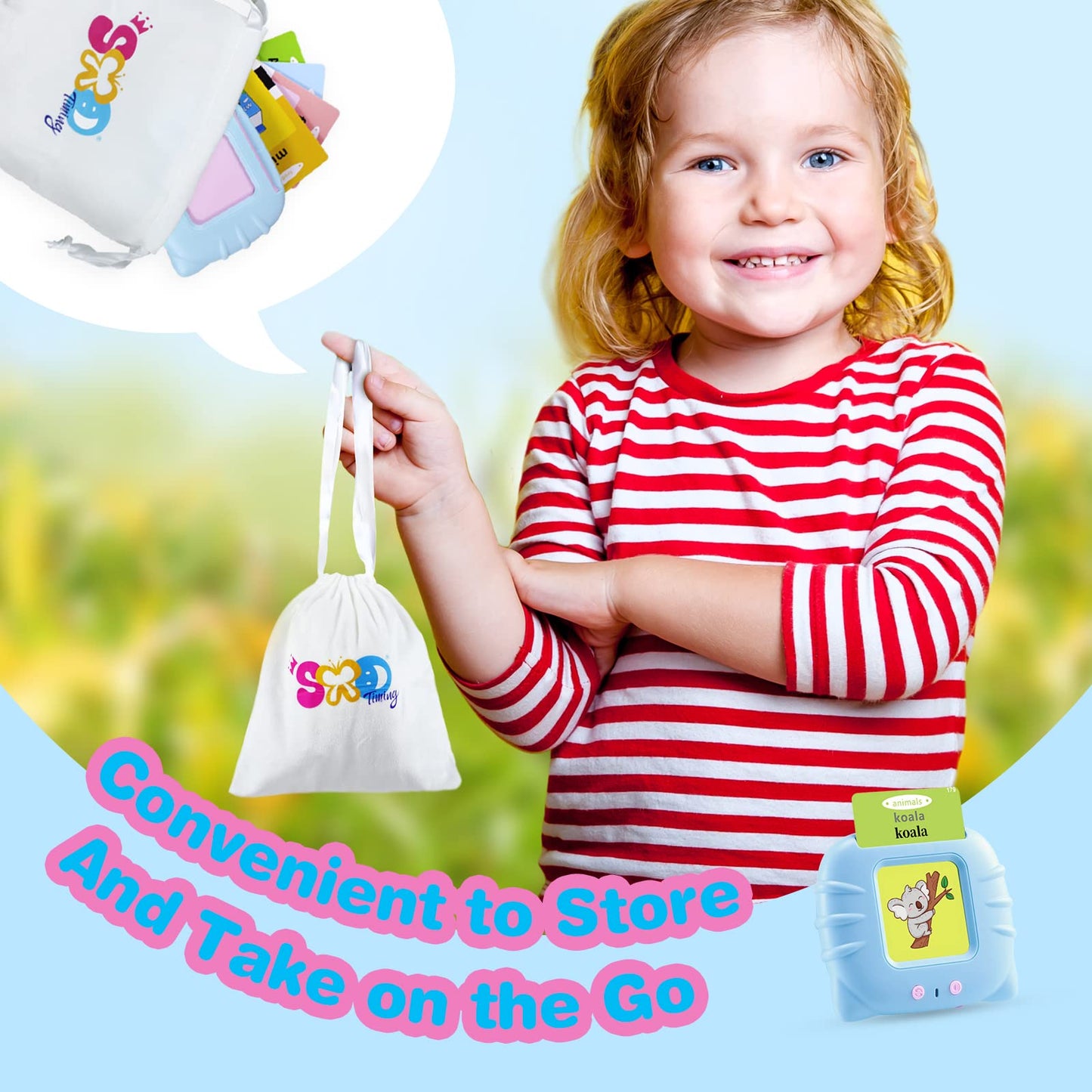 Timingsxd Spanish Flash Cards For Kids,Bilingual Flash Cards For Toddler/Beginning - Abc,Numbers,Colors,Shapes,Español/English Talking For Preschool,Kindergarten,Ages 2+