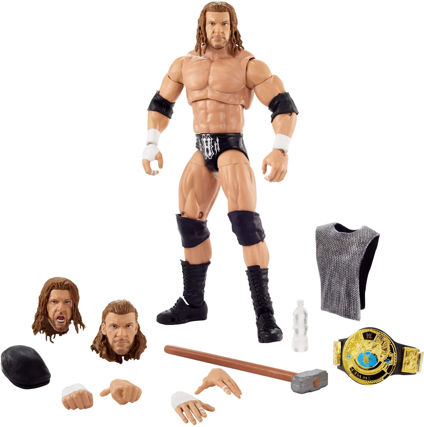 Wwe Triple H Ultimate Edition Wave 3 Multiple-Pose 6-Inch Action Figure With Entrance Gear, Extra Heads & Swappable Hands ?
