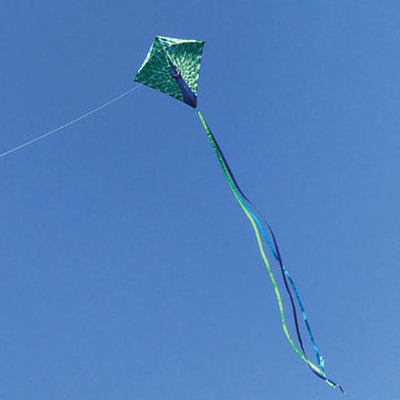 In The Breeze 3291 - Peacock 30 Inch Diamond Kite - Fun, Easy Flying Kite