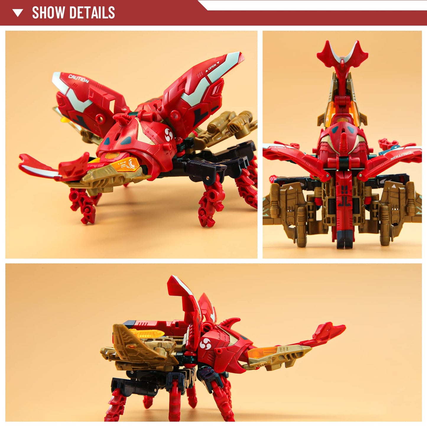 52Toys Beastbox Bb-32 Demon Dart Deformation Toys Action Figure, Converting Toys Deforms In Mecha And Cube, Perfect Birthday Par