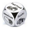 Date Night Dice For Couples - Fun Food Decision Maker Wooden D12 With 12 Meal Options - Valentines, Anniversary, Wedding, Birthd