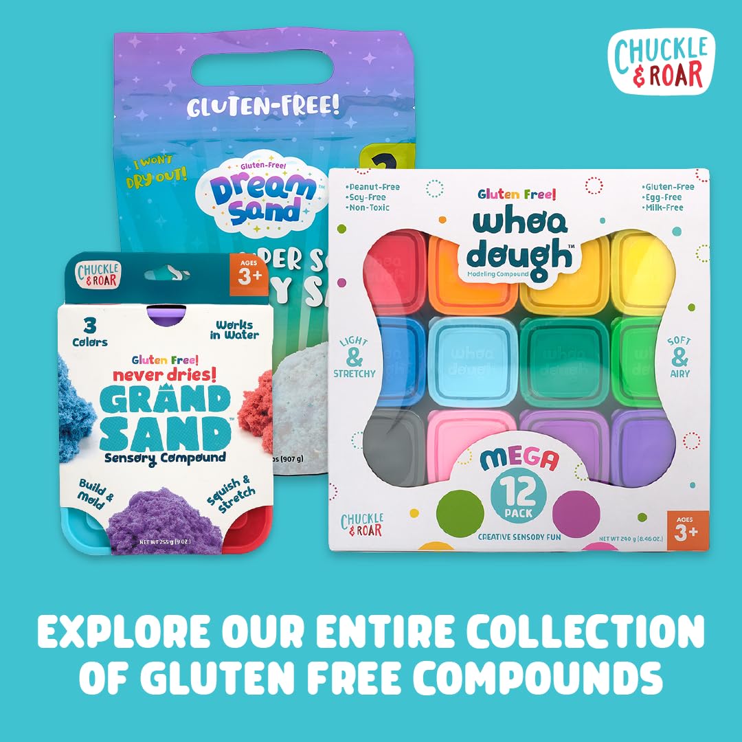 Chuckle & Roar - Dream Sand 4 Pack - Tactile Fidget Sensory Activity for Little Ones - Educational Arts and Crafts for Preschool