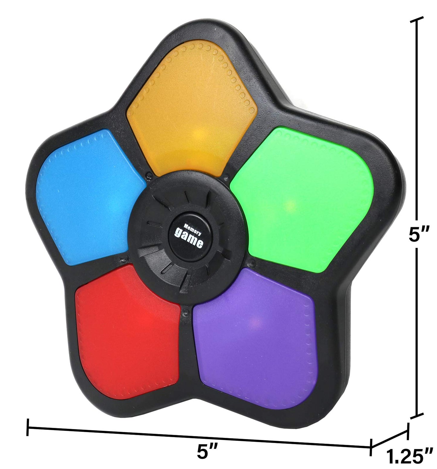 Kiddie Play Electronic Memory Game For Kids 3 And Up Repeat The Color Memorizing Toy