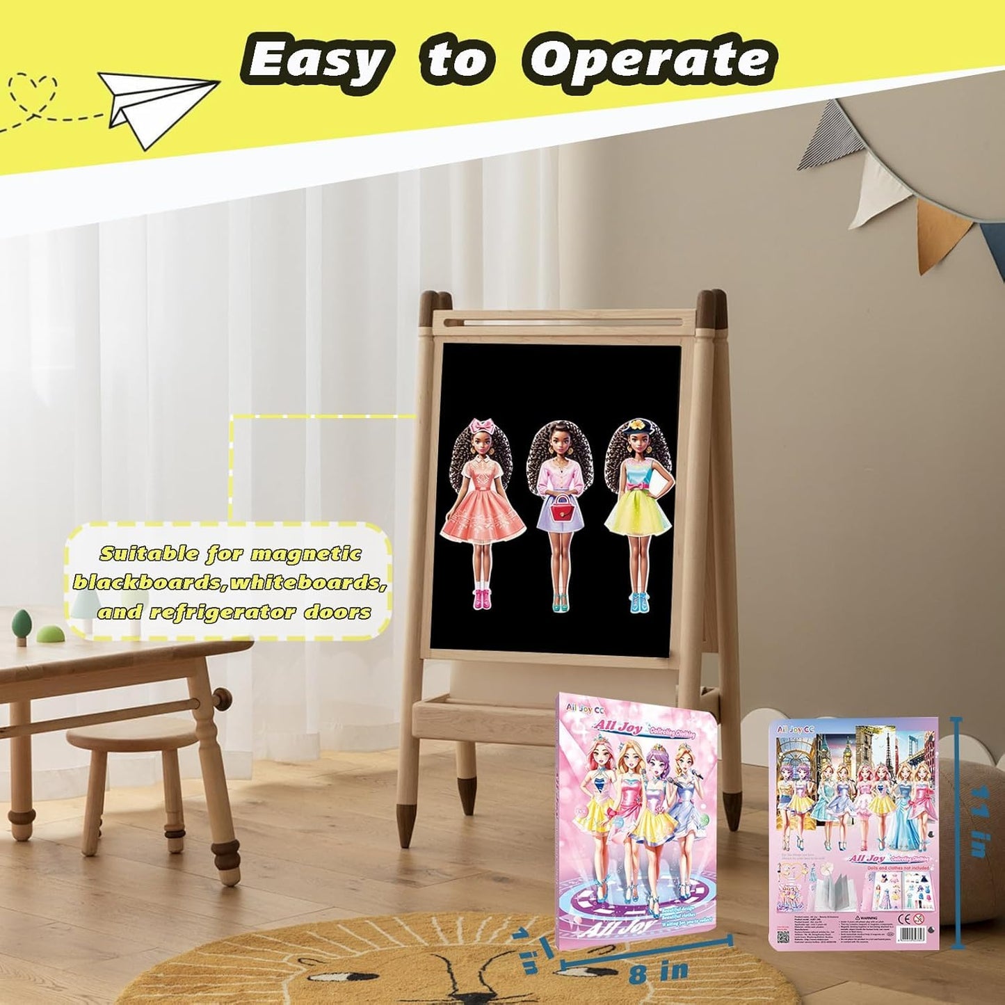 Generic Magnetic Princess Dress Up Paper Doll, Magnet Dress Up Games, Play Travel Playset Toy Magnetic Dress Up Dolls And Pretend For Girls (May), Small