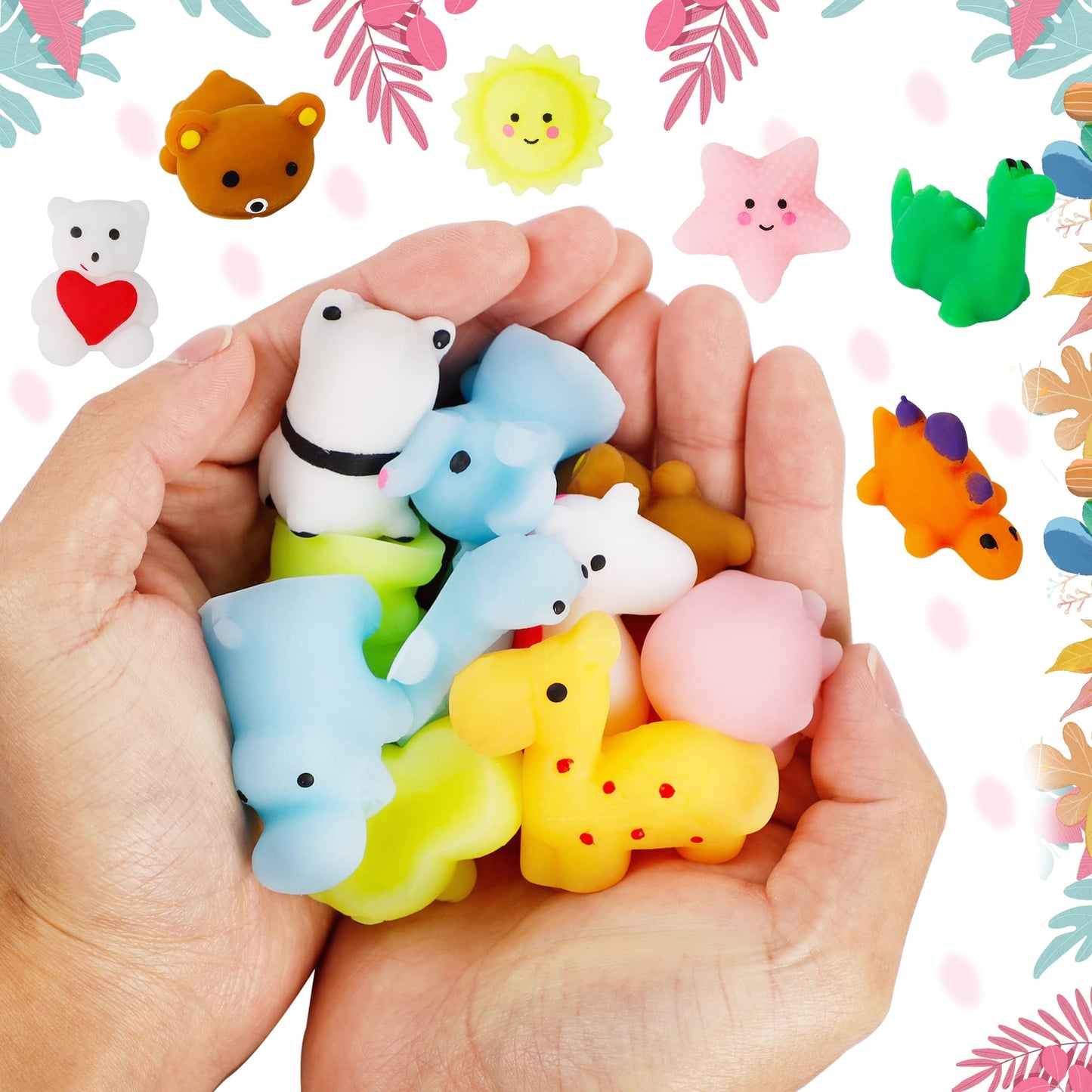 Ridota Kids Valentines Gifts, 28 Pcs Mochi Squishy Toys, Mochi Squishy Filled Hearts With Valentines Day Cards For Kids, Valenti
