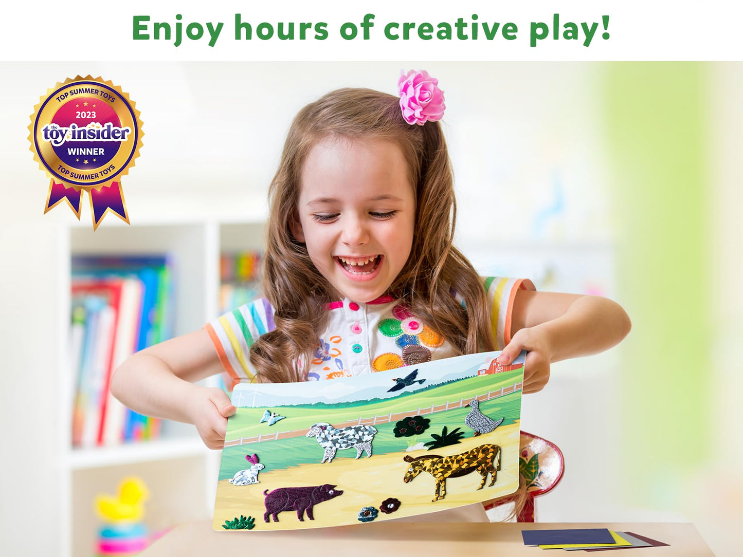 Skillmatics Foil Fun - Animals Mega Pack, No Mess Art For Kids, Craft Kits & Supplies, Diy Creative Activity, Travel Toys, Gifts For Boys & Girls Ages 4, 5, 6, 7, 8, 9, Travel Toys