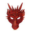Himine Cosplay Mask Dragon's Head Mask for Festival Party Halloween (Red)