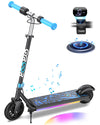 Gyroor Electric Scooter For Kids, E-Throttle 150W Motor Led Display, H30Max-Blue