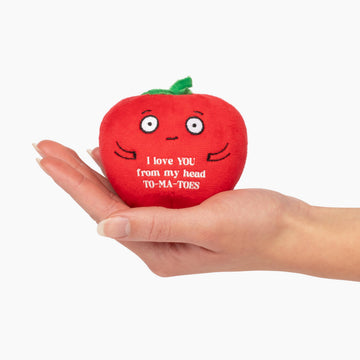 Bee! Tender Tomato Plushie - Super Soft Stuffed Animal, Red, Plush, Model TT1 - Perfect Gift for Loved Ones and Kids