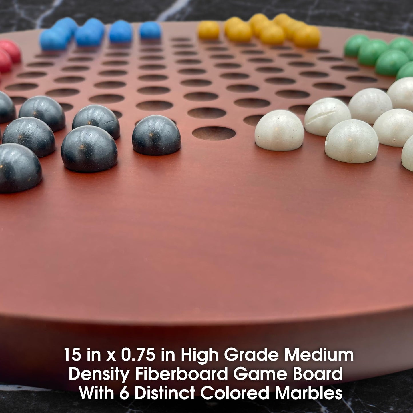 CHH 15 Jumbo Chinese Checkers with Marbles