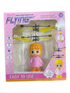 Odxo Magic Flying Fairy Girl Doll, Sky Dancer Flying Butterfly Elf, Infrared Induction Flying Toy, Hand Controlled Light Up Doll