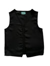 Making Believe Boys Peasant Costume Vest - Medium 6-8 - Black