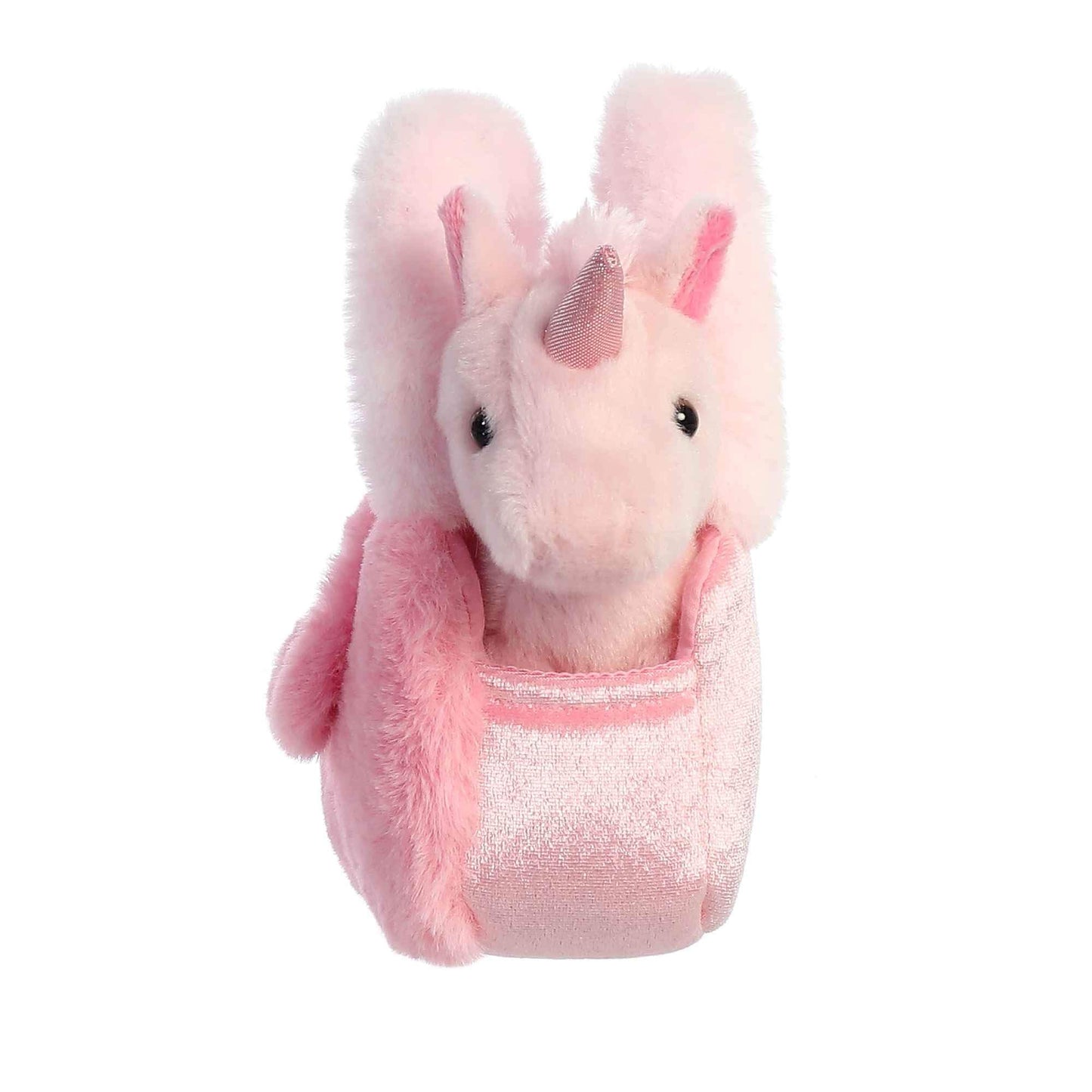 Aurora® Fashionable Fancy Pals™ Plushy Pink™ Stuffed Animal - On-The-Go Companions - Stylish Accessories - 6 Inches