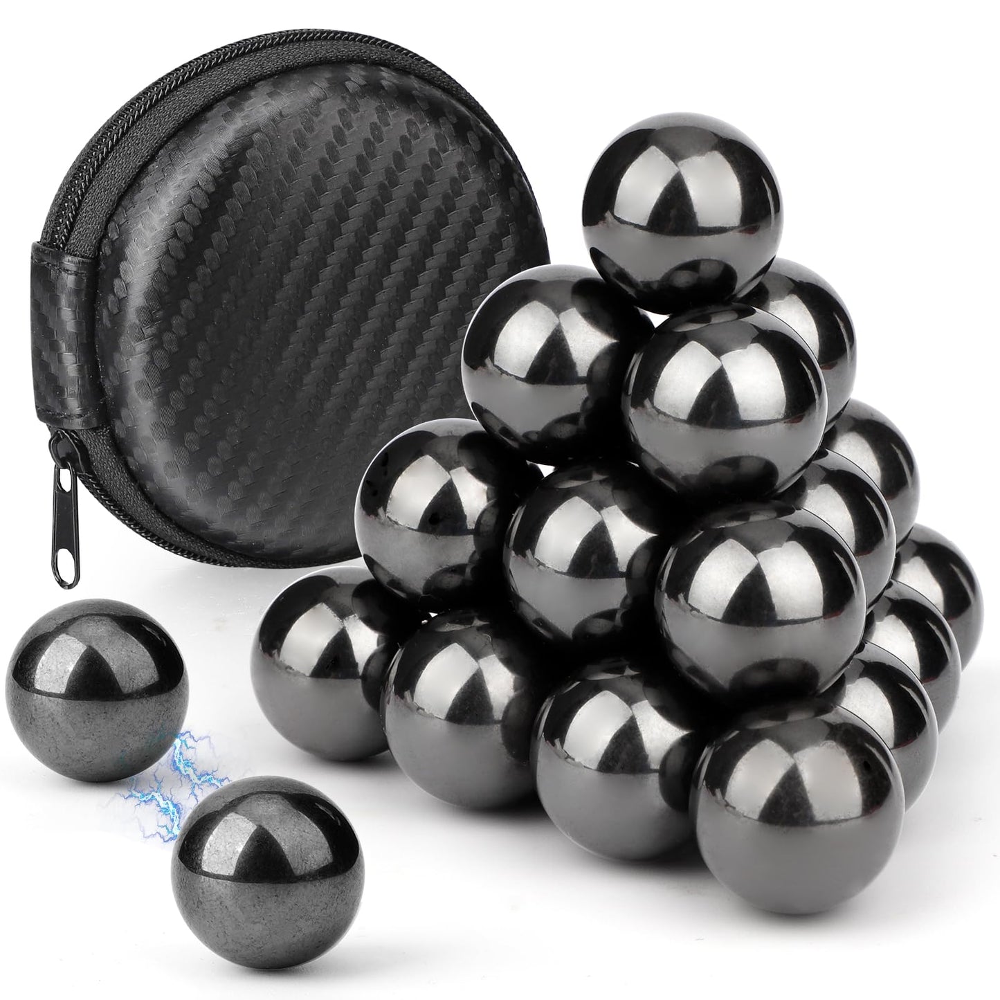 Large Fidget Magnet Toy For Adults, Magnet Hand Roller, Magnetic Toy For Men, 21 Pcs Refrigerator Magnet Ferrite Slime Putty Novelty Gifts