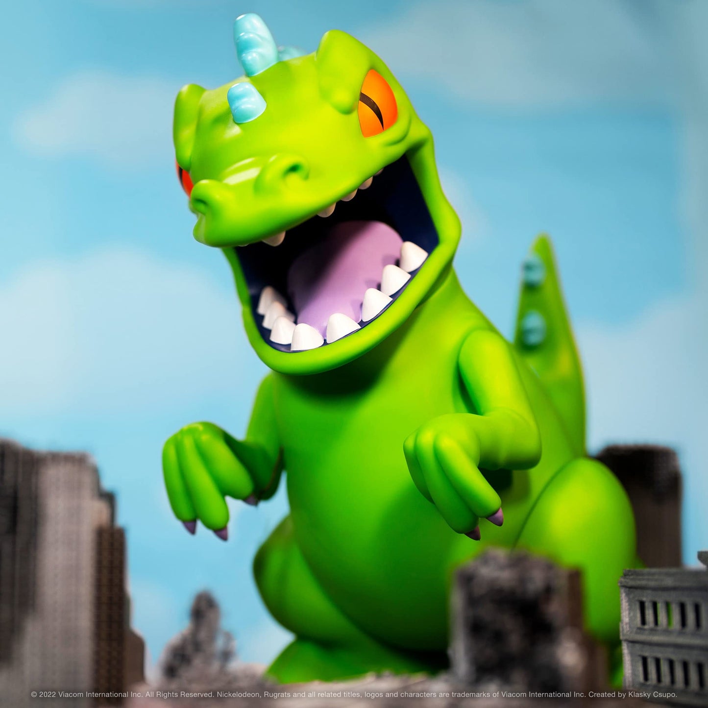 Super7 Supersize Rugrats Reptar - 16' Rugrats Action Figure Classic Cartoon Collectibles And Retro Toys