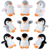 9 Pcs Mini Penguin Stuffed Plush Toys 4.3 Inch Cute Soft Small Penguin Ornament Hanging Animal Stuffed Toys For Keychain Bag Pendant Birthday Valentine Gift Party Favor(Cute Style)