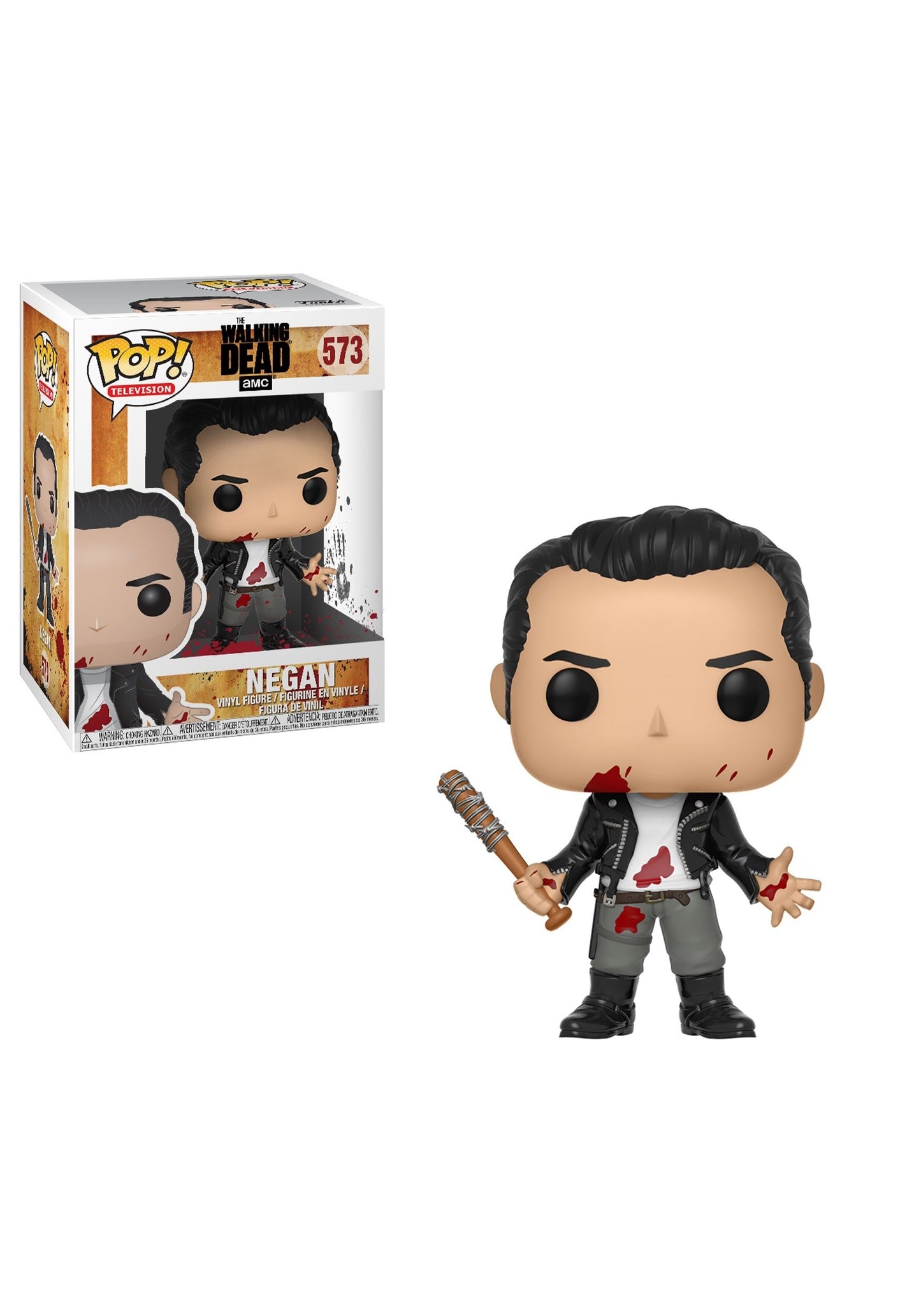 Funko Pop! Television Negan Collectible Toy - 3.75" Vinyl Figure, Multicolor, Model 25206