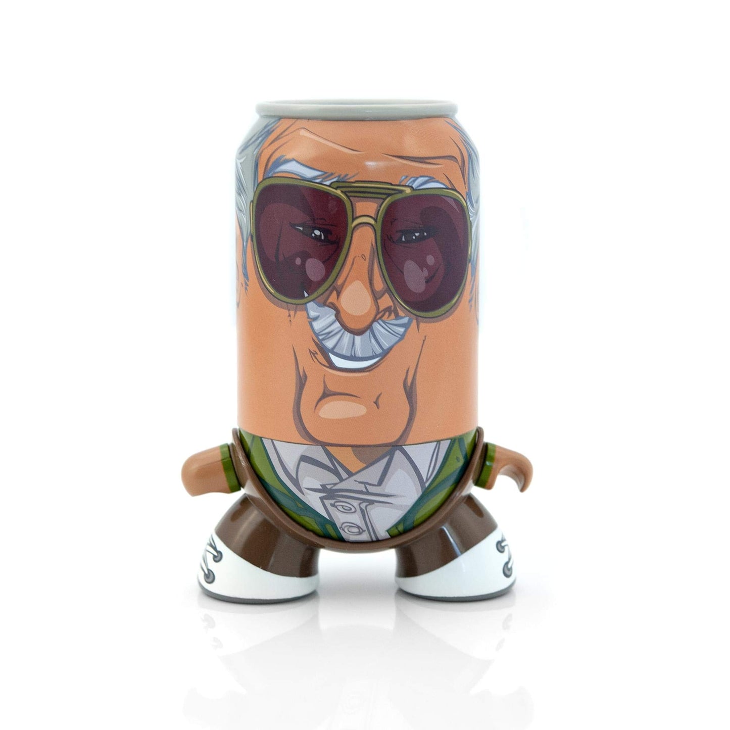 Toynk Stan Lee Sodaz Vinyl Can | Marvel Legends Self-Balancing Desk Action Figures With Base | Cute Desk Decor & Stress-Relief Executive Desk Toys | Marvel Action Figures 5'
