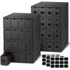 Resurhang 8 Sets 32 Pcs Trading Card Storage Box 19200+ Card Collection Storage With Separate Boxes And Label Stickers Soccer Sp