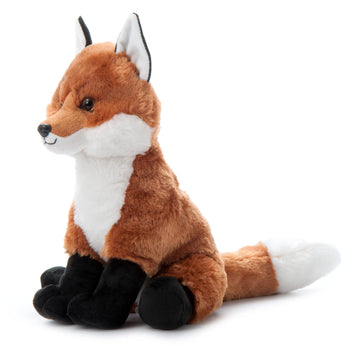 The Petting Zoo Fox Plush Toy - 12 Inch Orange Stuffed Animal, Perfect Gift for Kids, Wild Onez Zoo Collection