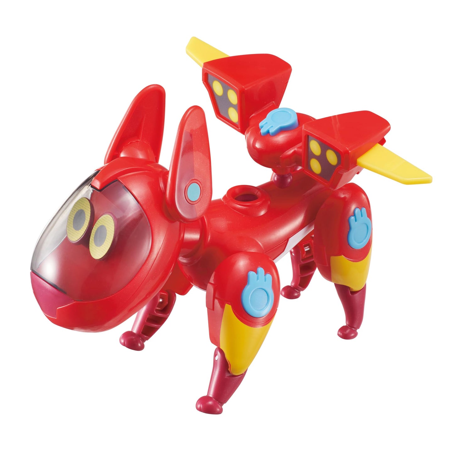 Alpha Group Petronix Defenders Max Mode Pet Pup-E, Little Red Dog Figures, With Moveable Joints Kids Toys For Boys And Girls Age