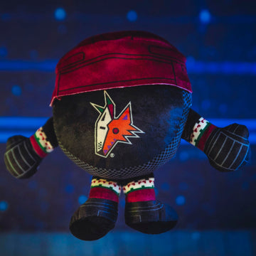 Bleacher Creatures Arizona Coyotes 8'' Nhl Kuricha Hockey Puck Sitting Plush - Soft Chibi Inspired Plush