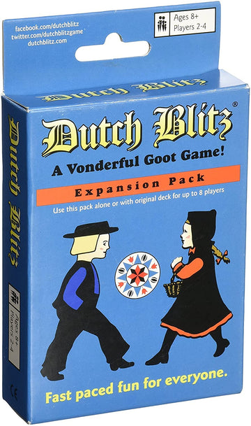 Original Dutch Blitz Card Game And Dutch Blitz Expansion Pack Bundle With Storage Bag By Mr Dice