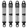OGRC 59mm Shocks Absorber Oil Threaded Damper Threaded Shock Absorber for TRX4M 1/18 RC Crawler Upgrade Parts (Black Silver)