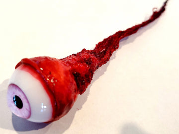 Dead Head Props enhanced Life Size Ripped Out Eyeball Movie Quality Prop Halloween Prop Horror Prop (Many Colors) (Pink)