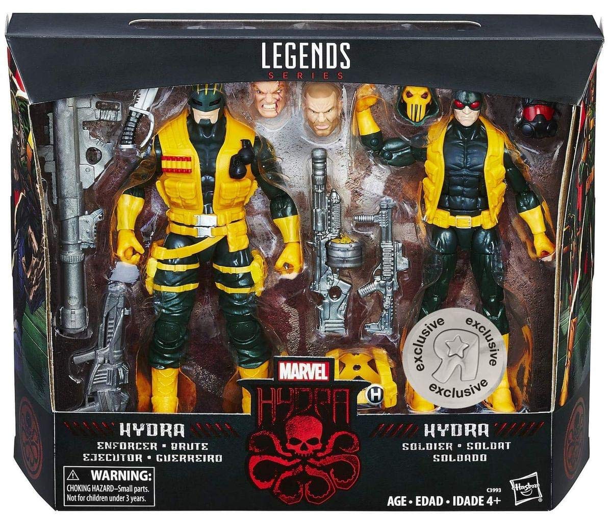 Marvel Legends Hydra Soldier And Hydra Enforcer Toys R Us Exclusive Action Figure 2-Pack