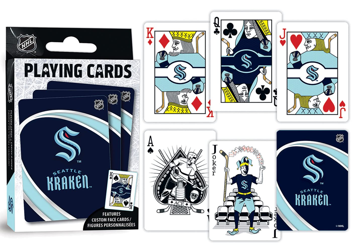 Seattle Kraken Playing Cards