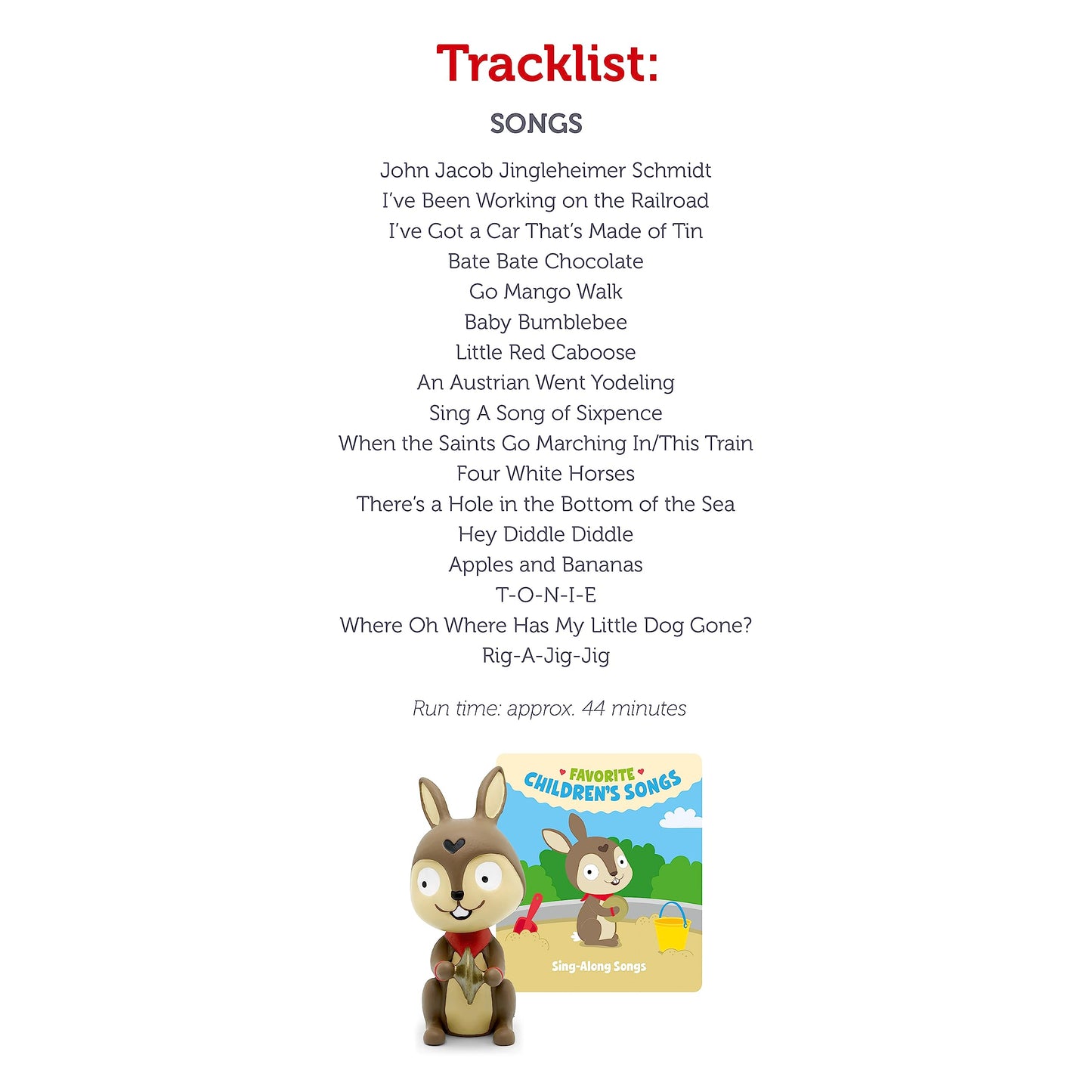 Tonies Favorite Children'S Songs: Sing-Along Songs Audio Toy Figurine