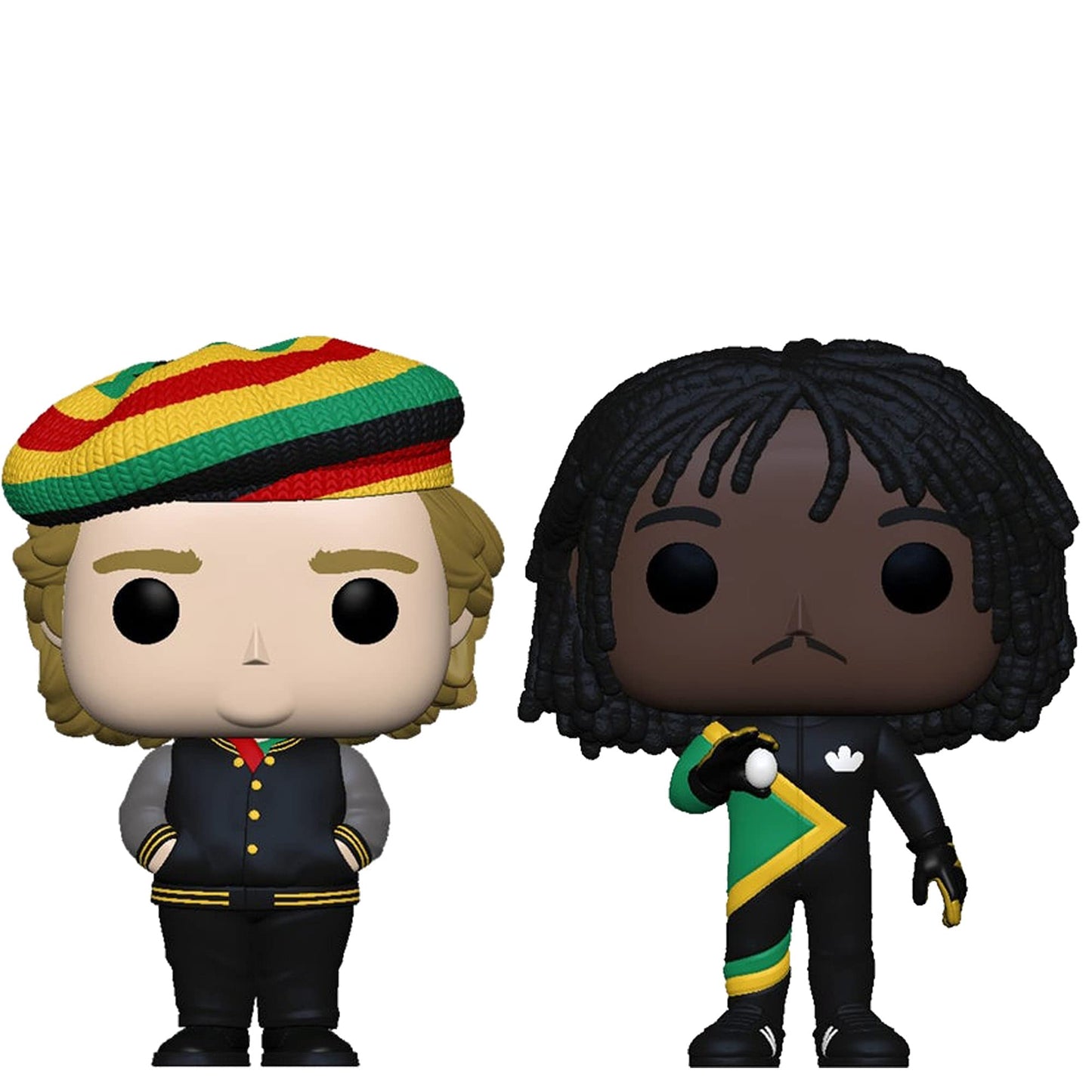 Funko POP! Cool Runnings Collectors Set - Sanka Coffie & Irving Blitzer, 3.75" Vinyl Figures, Dark Brown/Black, Model 533