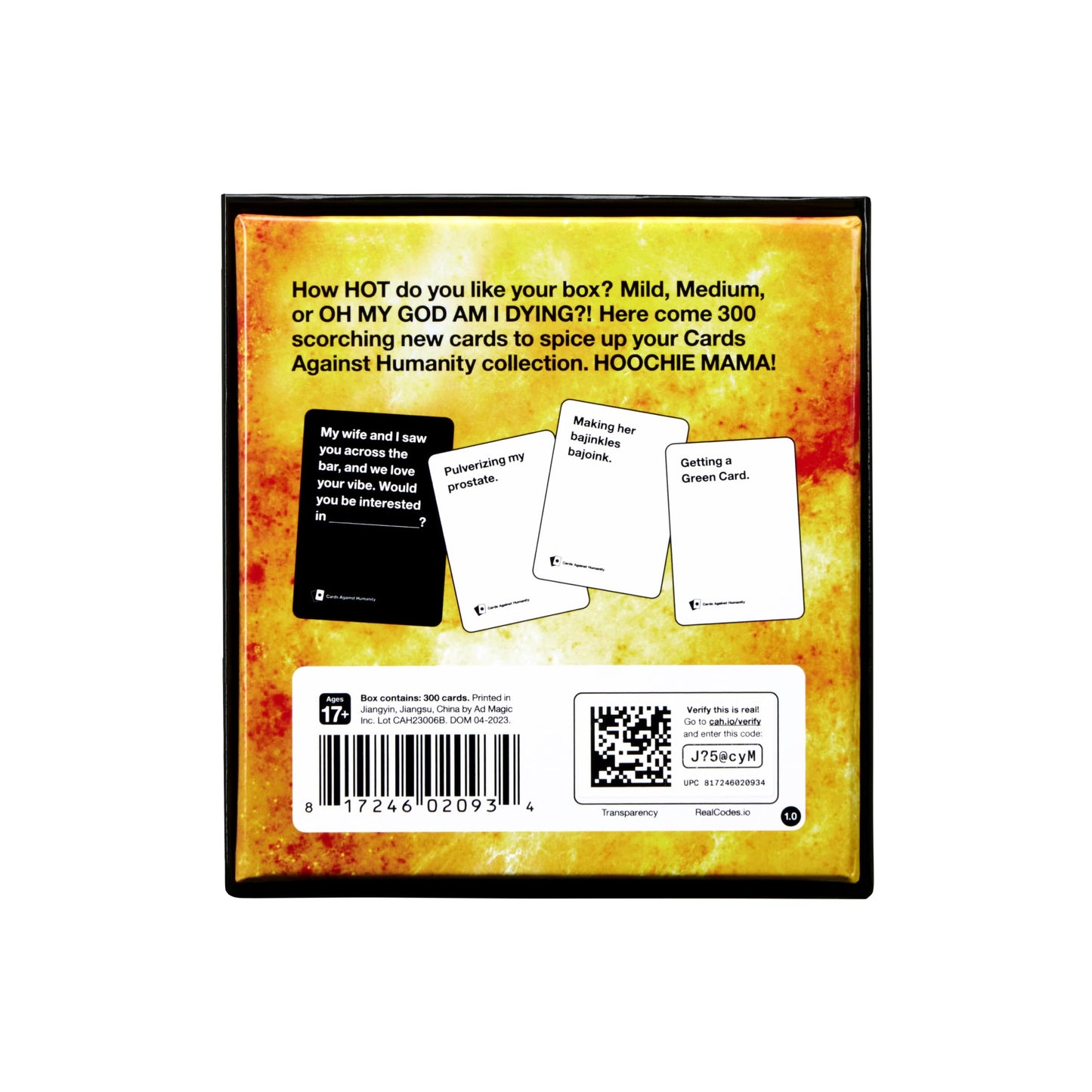 Cards Against Humanity: Hot Box  300-Card Expansion  Newest One