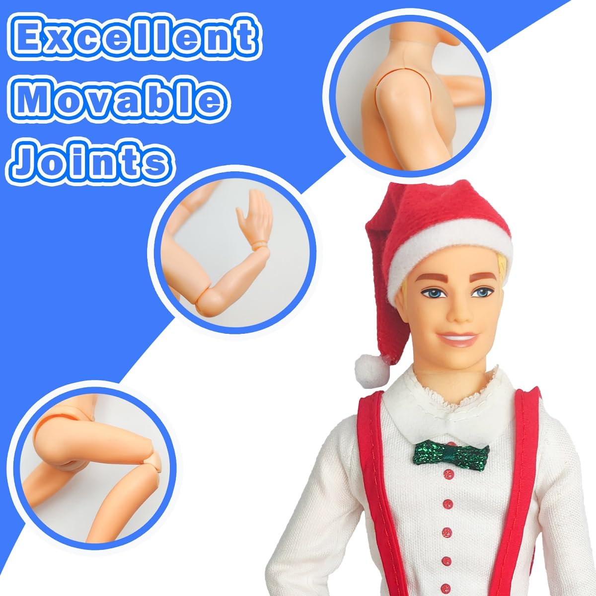 Chioldilly Interactive Family Toy Fun Action Figures Set, Imaginative Educational Family Doll Play, For Kids 3+(Editions C)