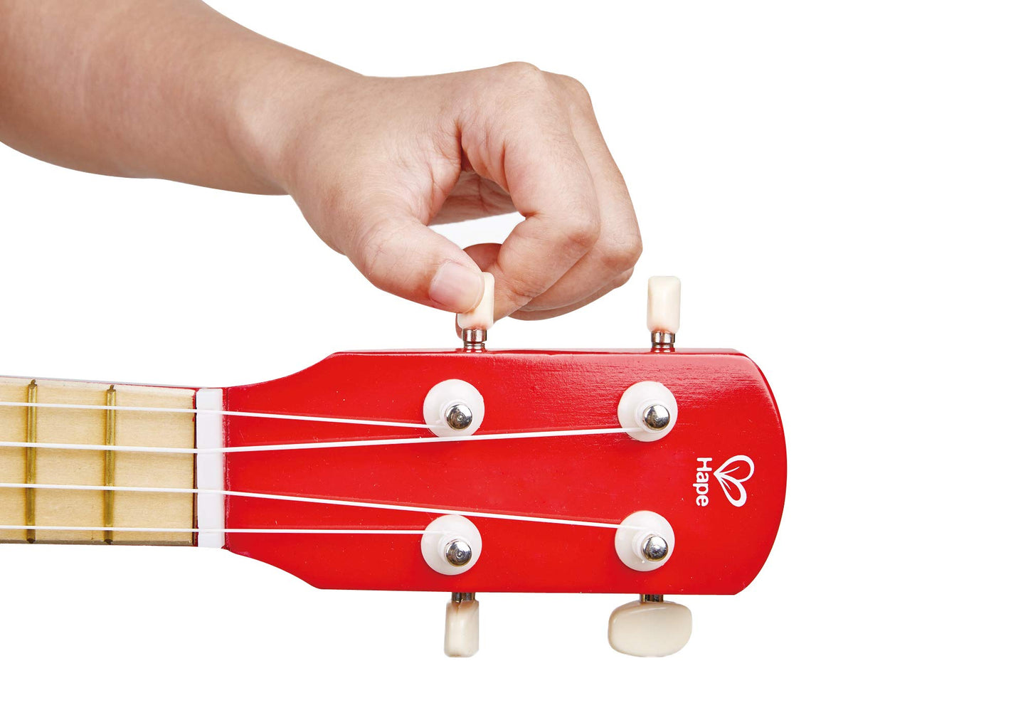 Hape Kid'S Wooden Toy Ukulele In Multicolor, L: 21.1, W: 2.6, H: 6.9 Inch