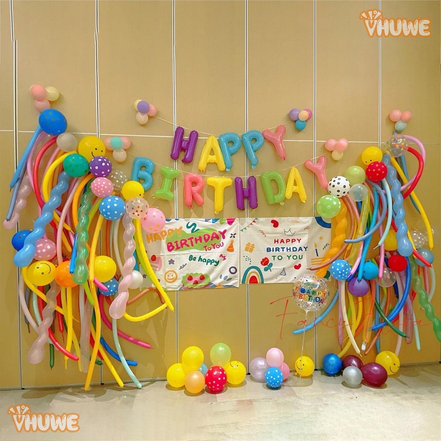 260 Balloons Multicolor, Thickened 100 Pack Long Balloons Twisting Skinny Magic Balloons For Balloon Arch Animals Clown Kids Bir