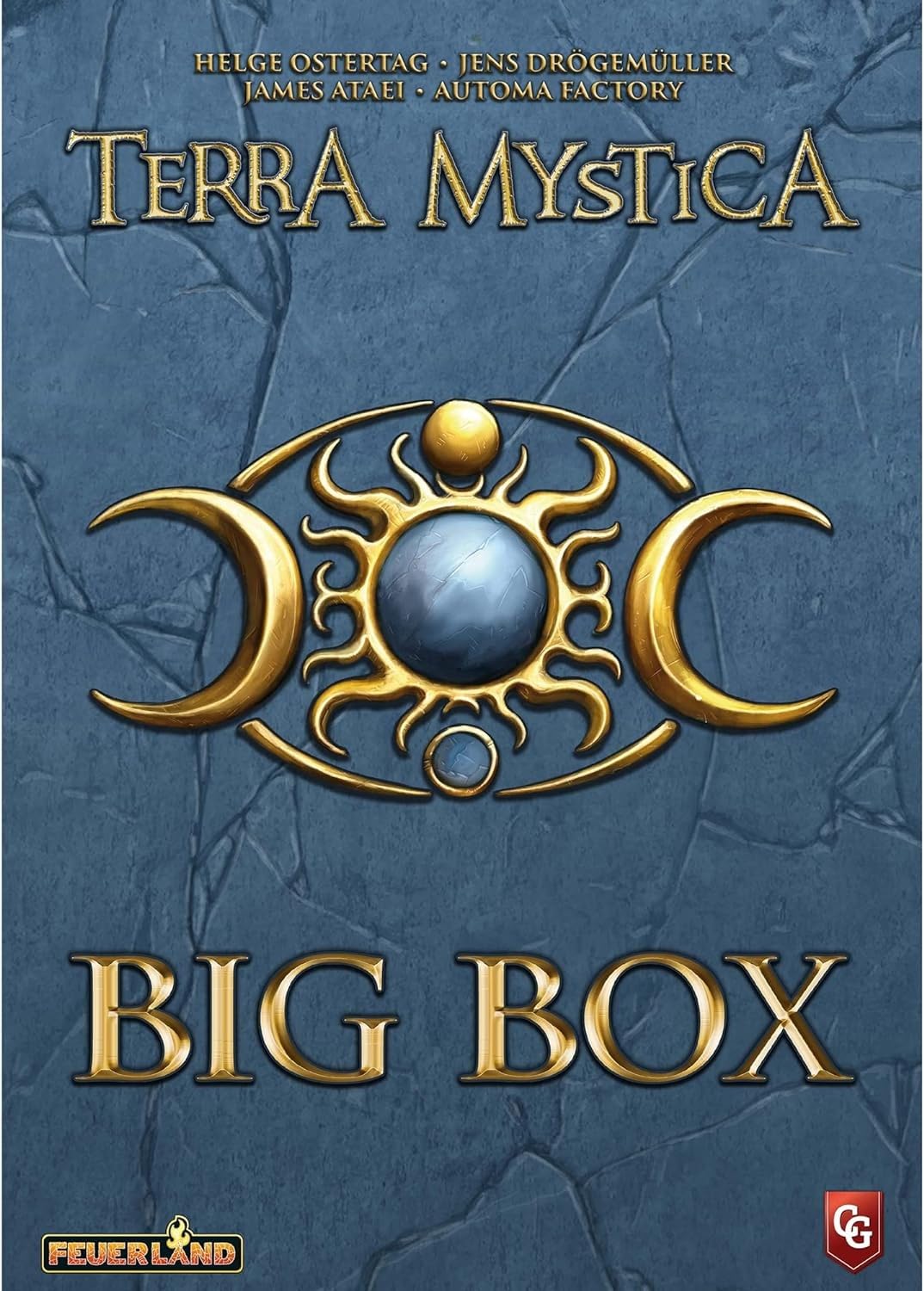 Capstone Games Terra Mystica: Big Box - Contains: Terra Mystica: Base Game, Fire & Ice Expansion, Merchants Of The Seas Expansion By Automa Factory. Ages 14+, 1-5 Players, 30 Min Per Player