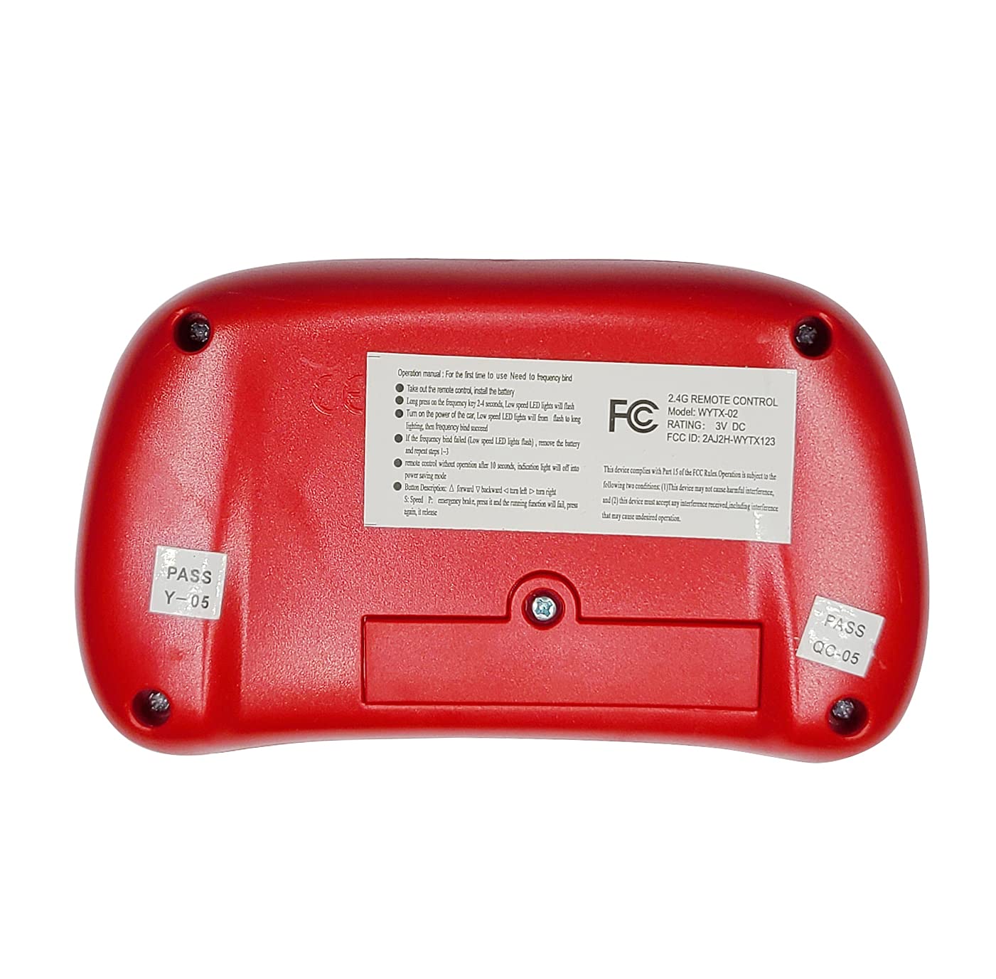 Kids Powered Ride On Car 2.4G Bluetooth Remote Control TX20 FCC Accessories for Children Electric Ride On Car Powered Wheels Tra