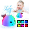 Light Up Bath Toys For Kids Ages 1-3, Whale Bath Toy Sprinkler Rechargeable For Babies 6-12 12-18 Months, Valentines Day Gifts F