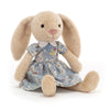 Jellycat Lottie Bunny Floral Stuffed Animal, 11 Inches - Rabbit & Bunny Plush Toy - Classic Children'S Gift