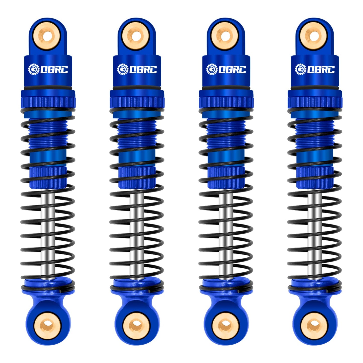 OGRC Shocks Absorber Oil Threaded Damper Aluminum Front & Rear Shocks for Axial SCX24 C10 JLU Deadbolt Gladiator Bronco Upgrade