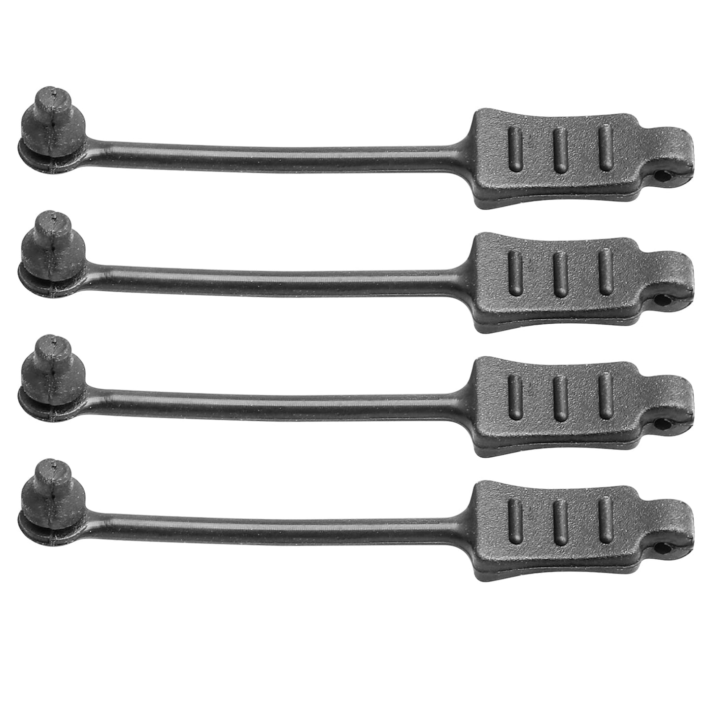 Hobbypark 20Pcs Rc Rubber Retainer Pull Tabs For 1/18 1/24 Rc Car Body Clips (Fit 0.7Mm 1.0Mm Rod)