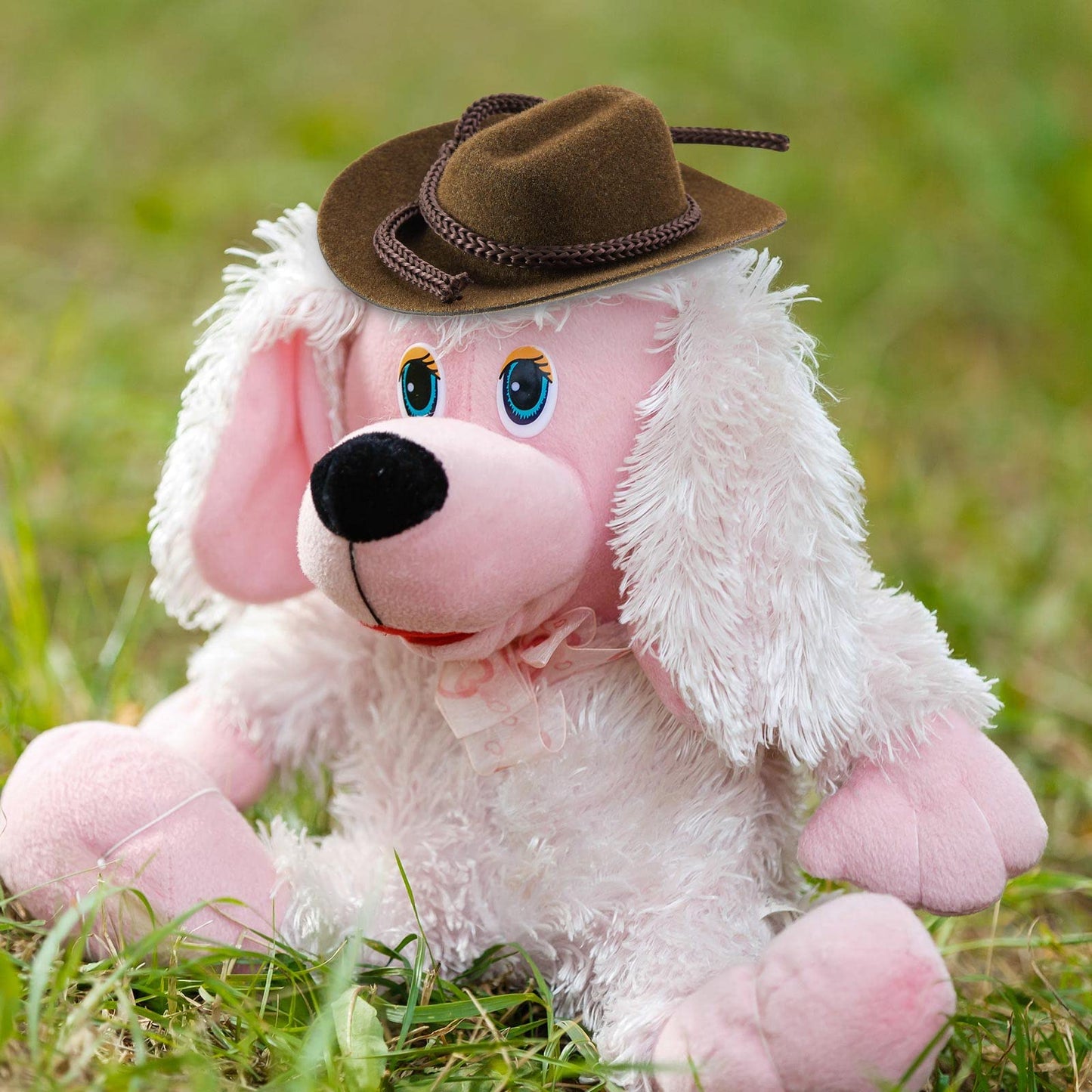Hercicy 36 Pcs Mini Cowboy Hats for Crafts Wedding Favors Decoration Flocking Miniature Felt Cowgirl Western Party Hat Dollhouse